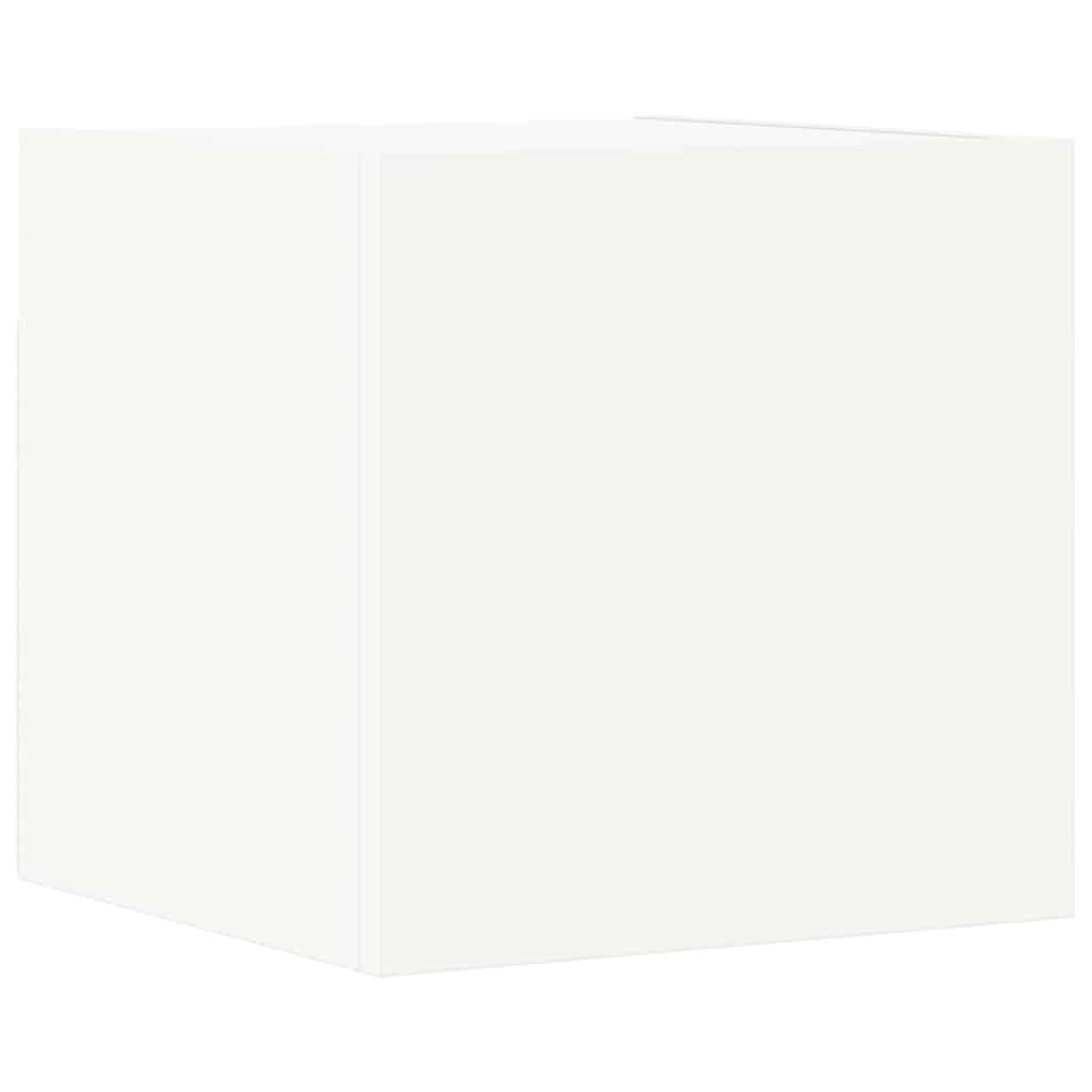 4 Piece TV Cabinet Set Engineered Wood Width 80 cm White