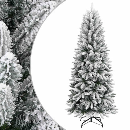 Artificial Christmas Tree White Green and White 180 cm without LED