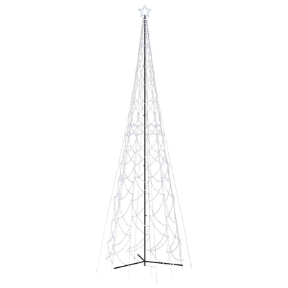 vidaXL Christmas Cone Tree Cold White 3000 LEDs 230x800 cm 2