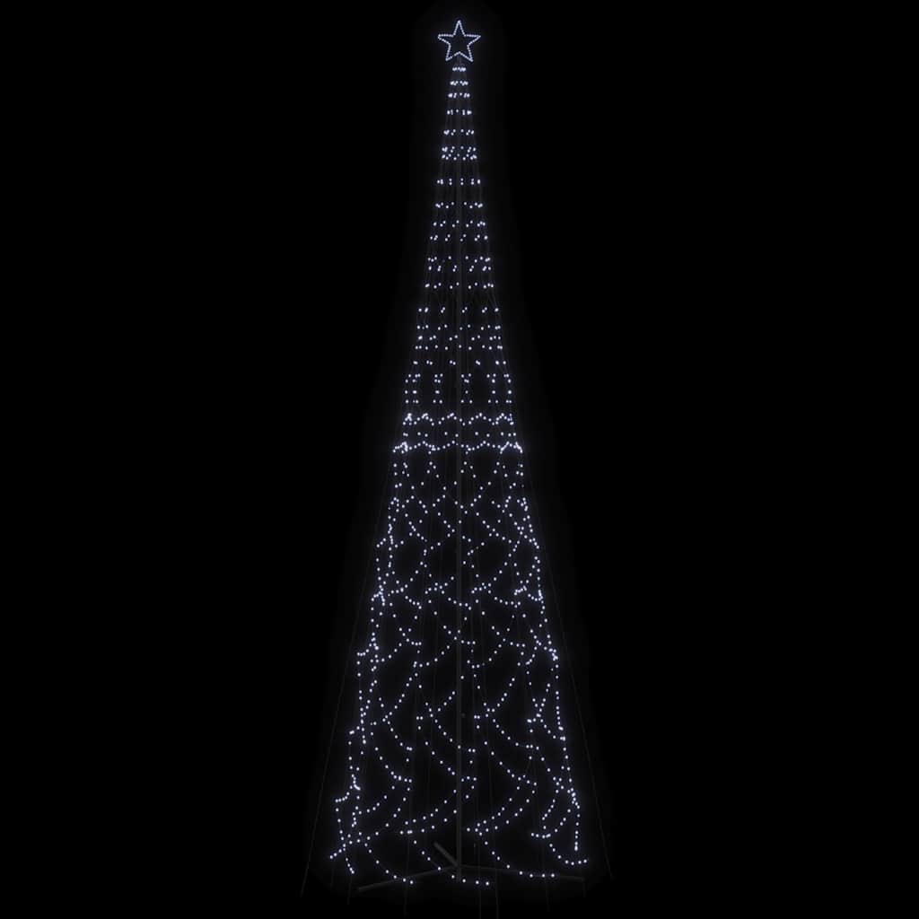 vidaXL Christmas Cone Tree Cold White 3000 LEDs 230x800 cm 3