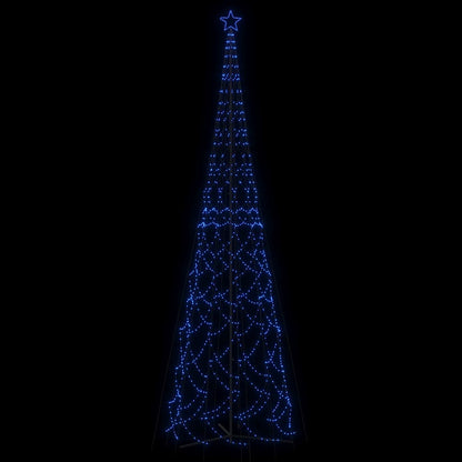 vidaXL Christmas Cone Tree Blue 3000 LEDs 230x800 cm 3