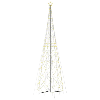 vidaXL Christmas Cone Tree Warm White 3000 LEDs 230x800 cm 2
