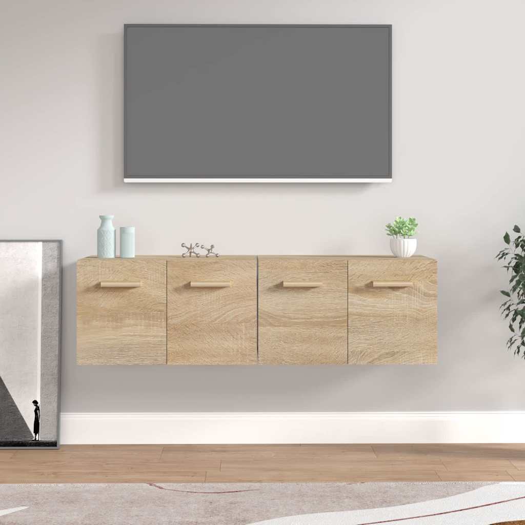 Wall Cabinets 2 pcs 60x36.5x35 cm Engineered Wood Sonoma oak 60 cm