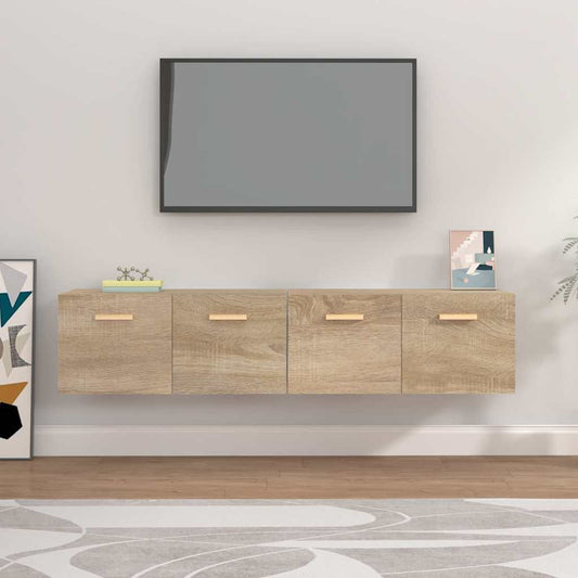 Wall Cabinets 2 pcs 80x35x36.5 cm Engineered Wood Sonoma oak