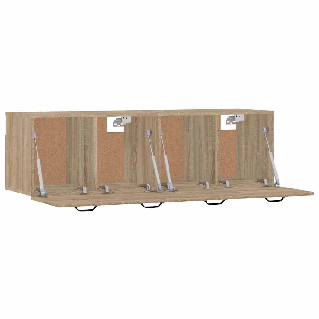 Wall Cabinets 2 pcs 80x35x36.5 cm Engineered Wood Sonoma oak