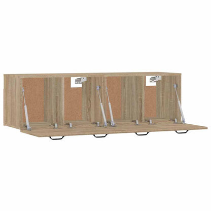 Wall Cabinets 2 pcs 80x35x36.5 cm Engineered Wood Sonoma oak