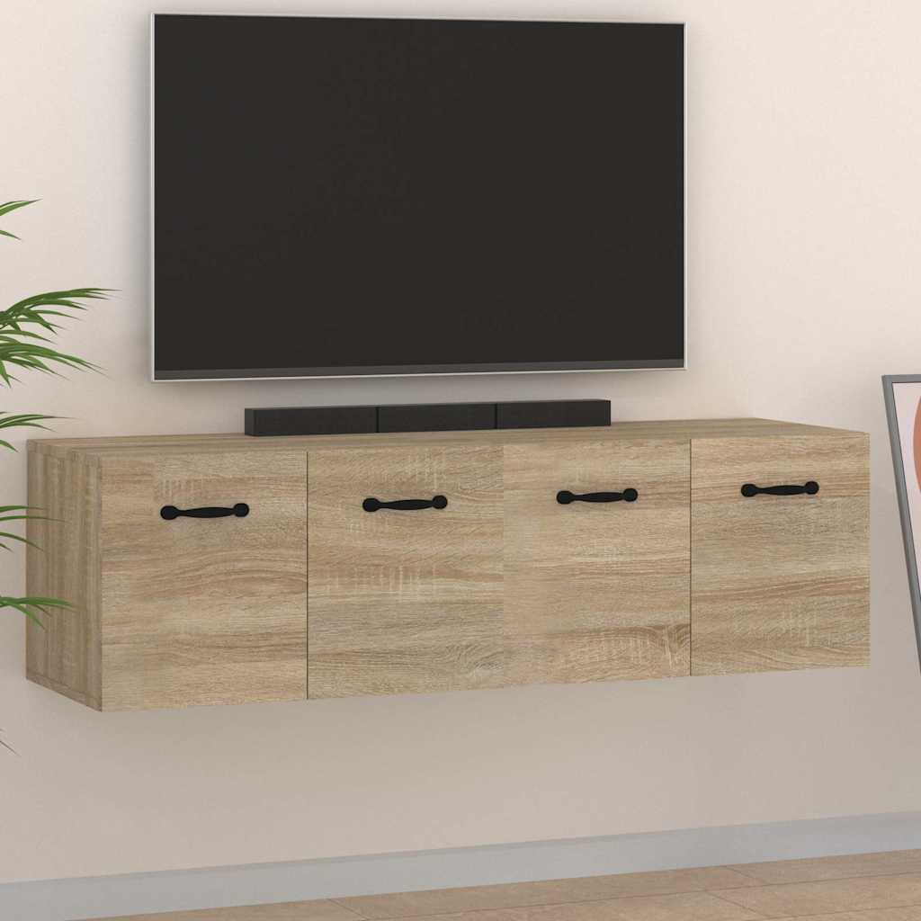 Wall Cabinets 2 pcs 80x35x36.5 cm Engineered Wood Sonoma oak