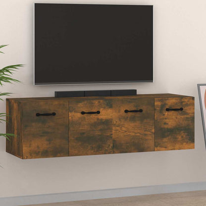 Wall Cabinets 2 pcs 80x35x36.5 cm Engineered Wood Smoked oak