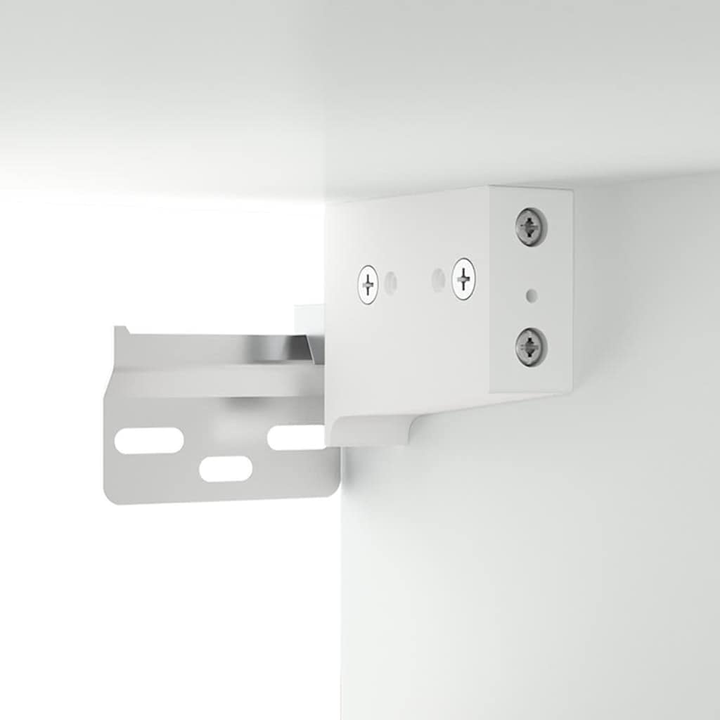 Wall Cabinets 2 pcs 60x36.5x35 cm Engineered Wood White 100 cm