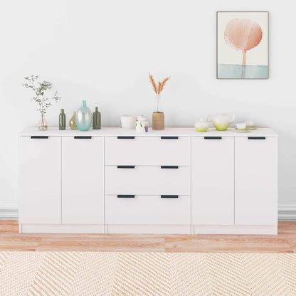 vidaXL 3 Piece Sideboards Engineered Wood