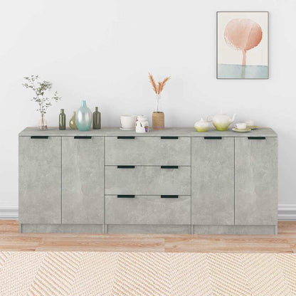 vidaXL 3 Piece Sideboards Engineered Wood