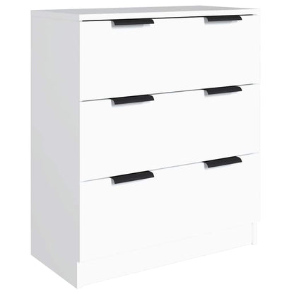 vidaXL 3 Piece Sideboards White Engineered Wood 4