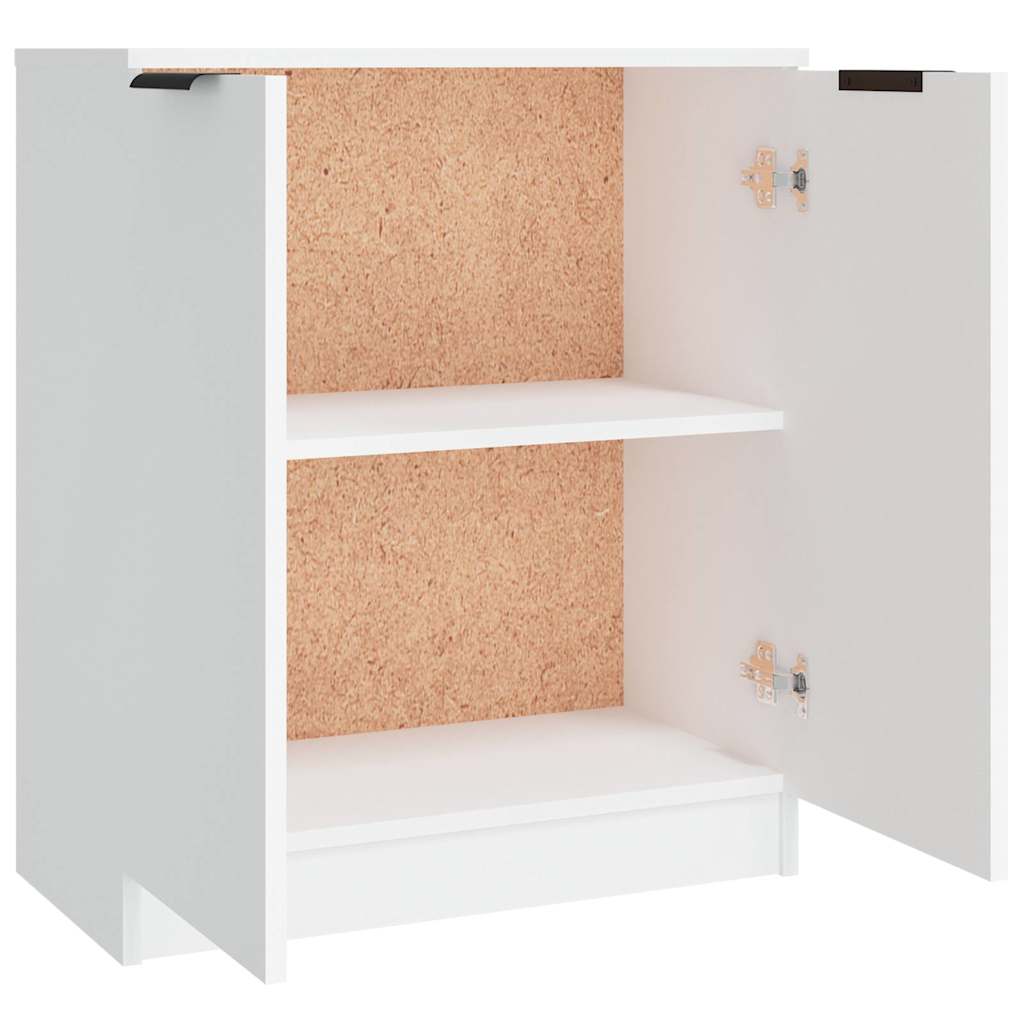 Sideboards 3 pcs Engineered Wood White