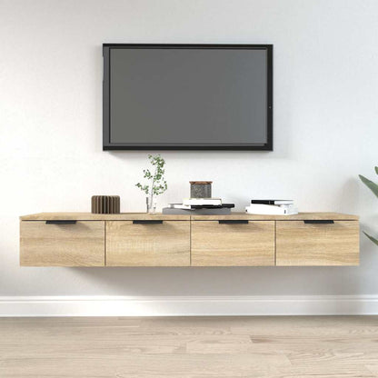 Wall Cabinets 2 pcs 68x30x20 cm Engineered Wood Sonoma oak