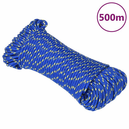 Boat Rope Polypropylene Length 500 m 5 mm Blue