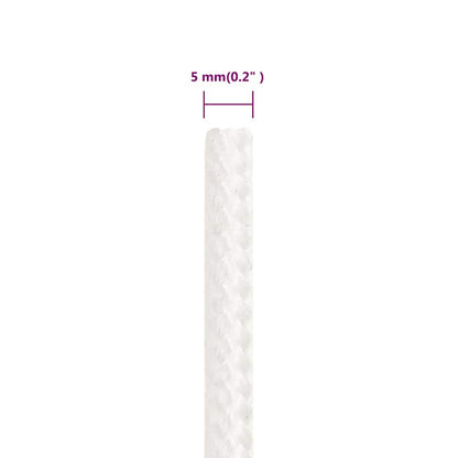 Boat Rope Polypropylene Length 500 m 5 mm White
