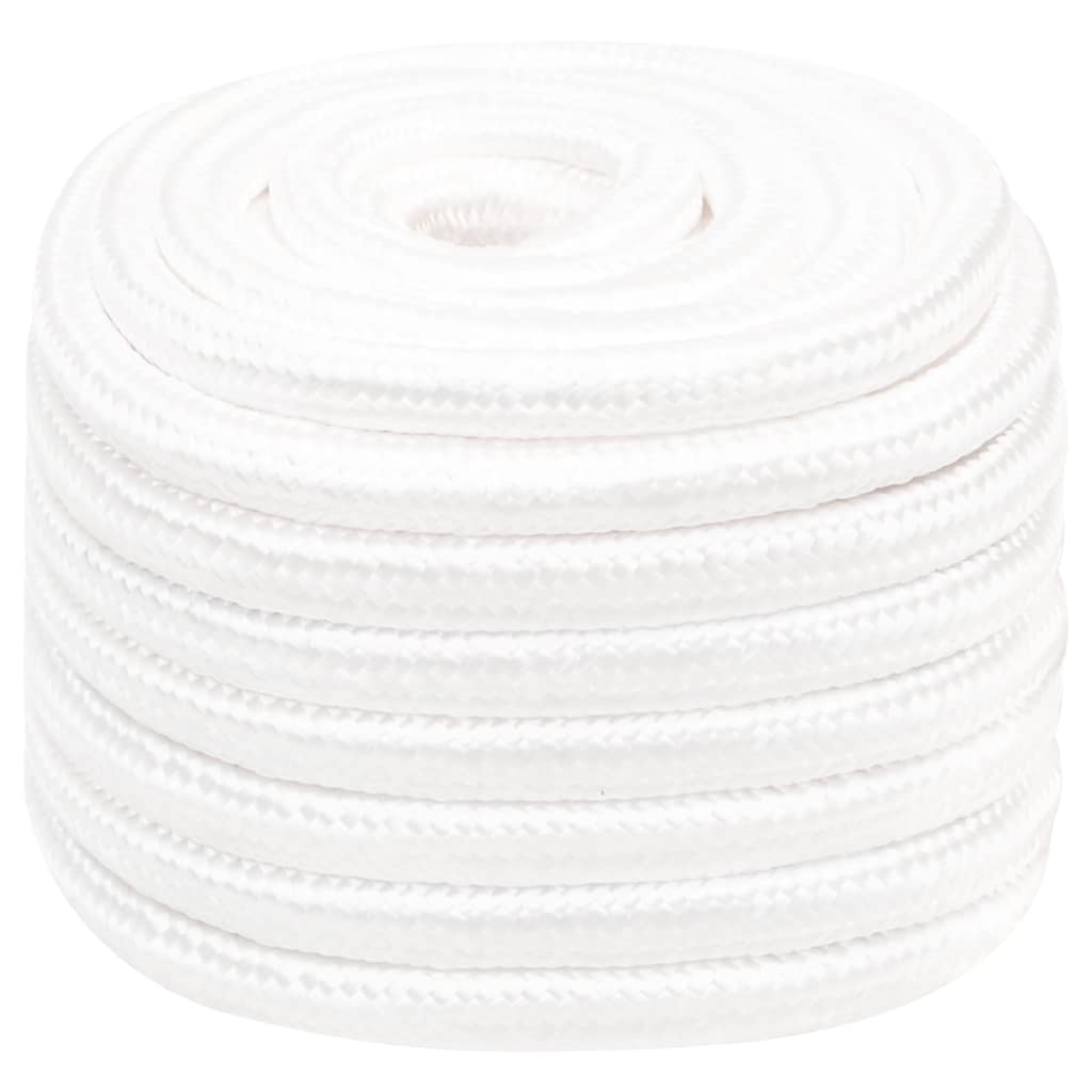 Boat Rope Full Polypropylene Length 25 m White 20 mm