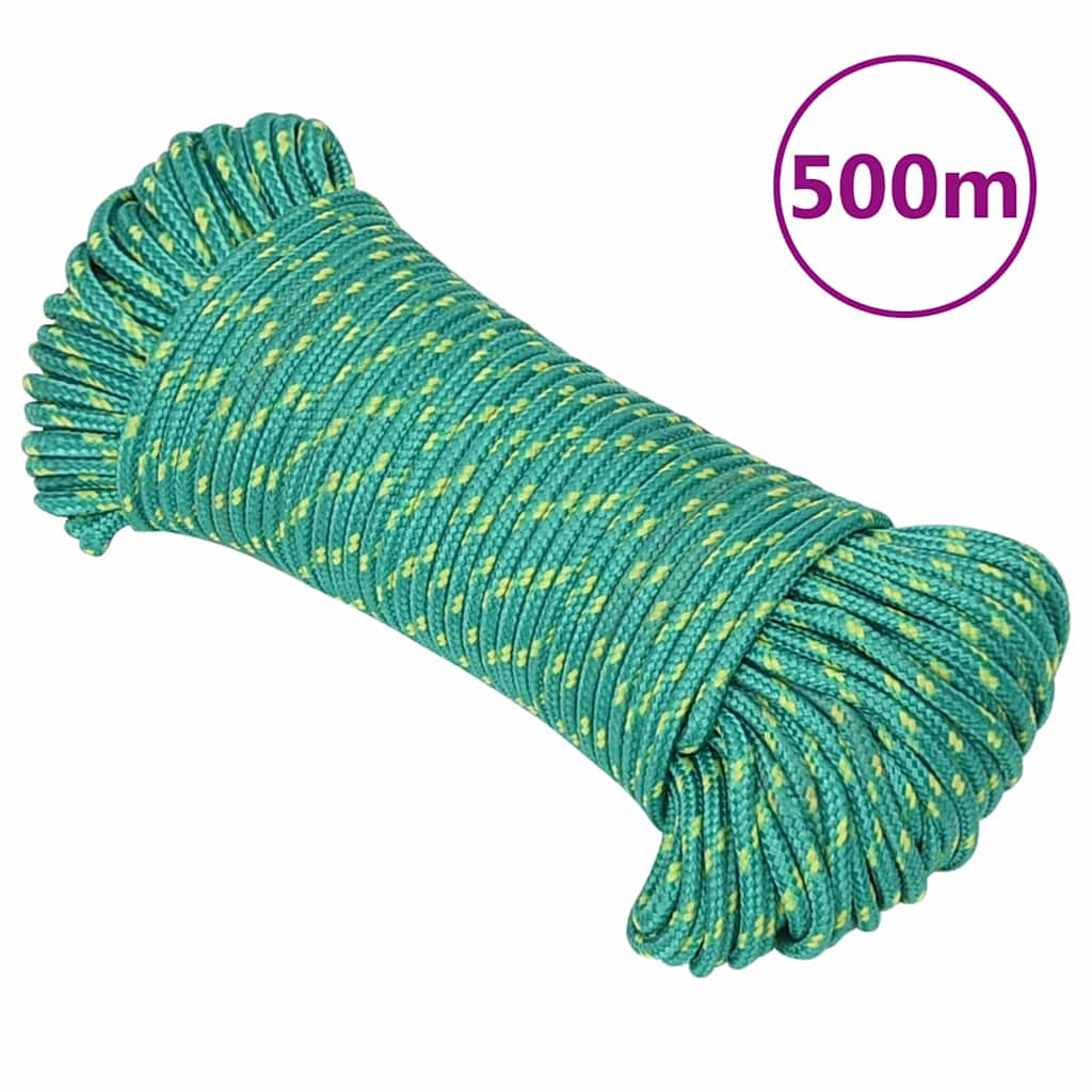 Boat Rope Polypropylene Length 500 m 5 mm Green