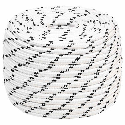 Work Rope Polyester White Length 100 m 14 mm