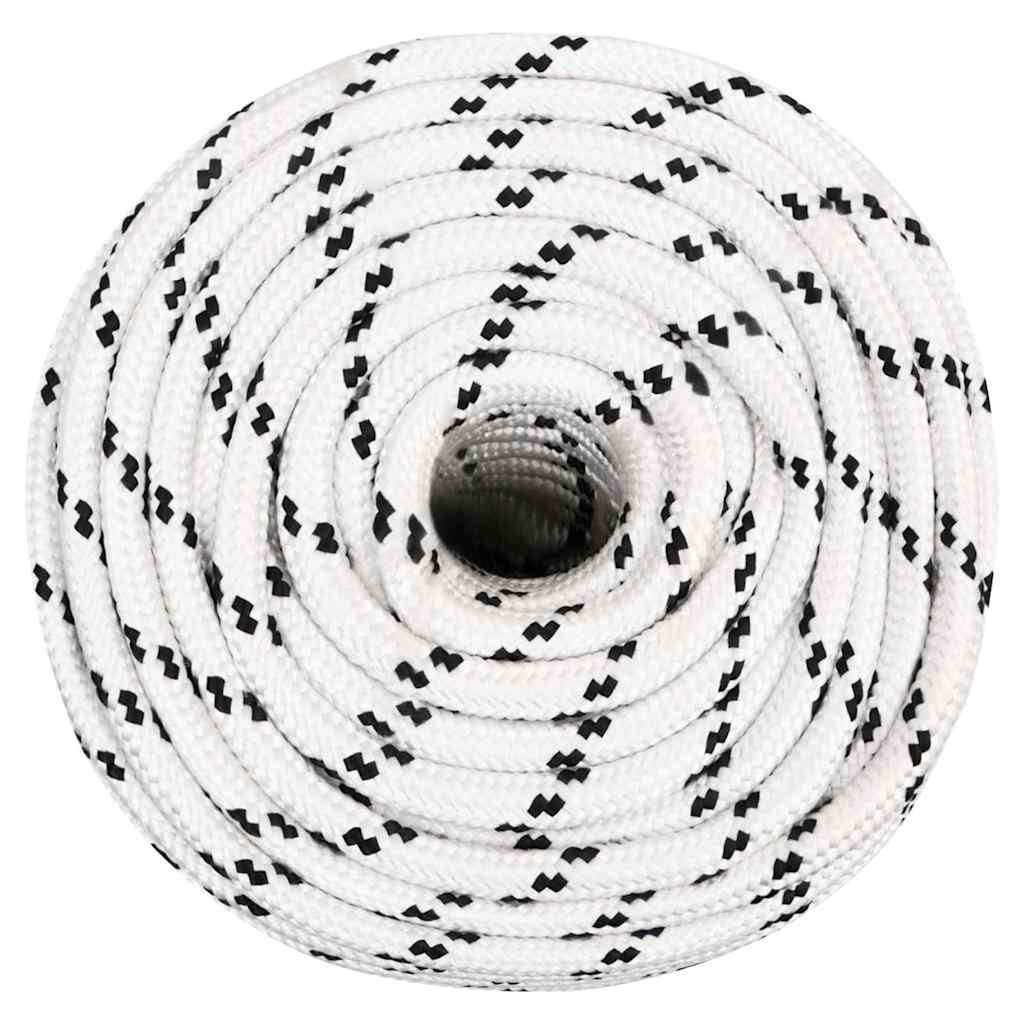Work Rope Polyester White Length 100 m 14 mm