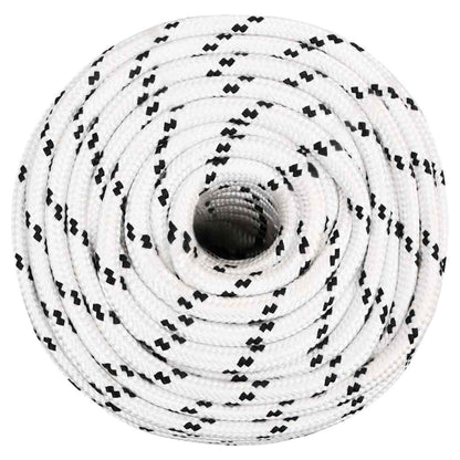 Work Rope Polyester White Length 100 m 14 mm