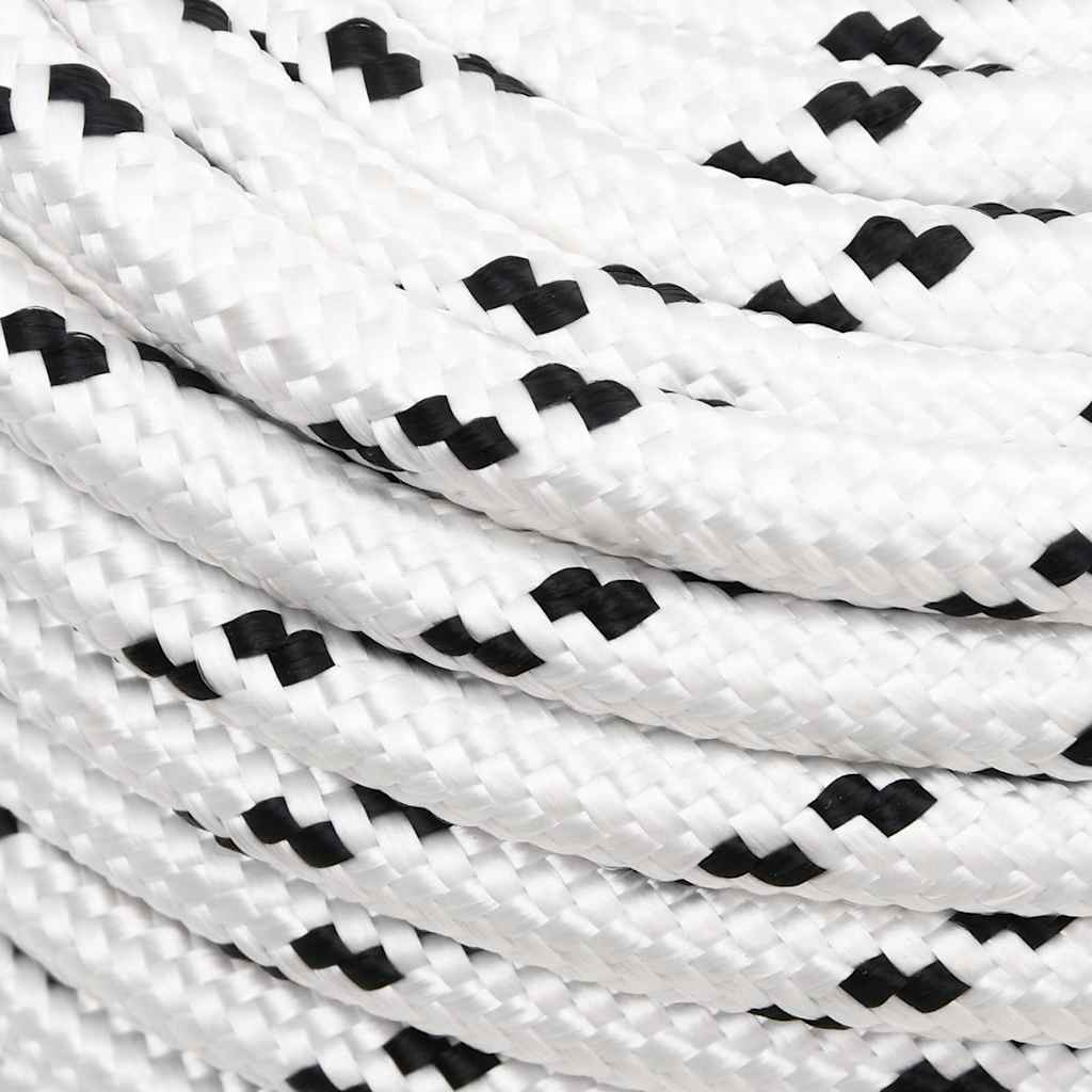 Work Rope Polyester White Length 100 m 14 mm