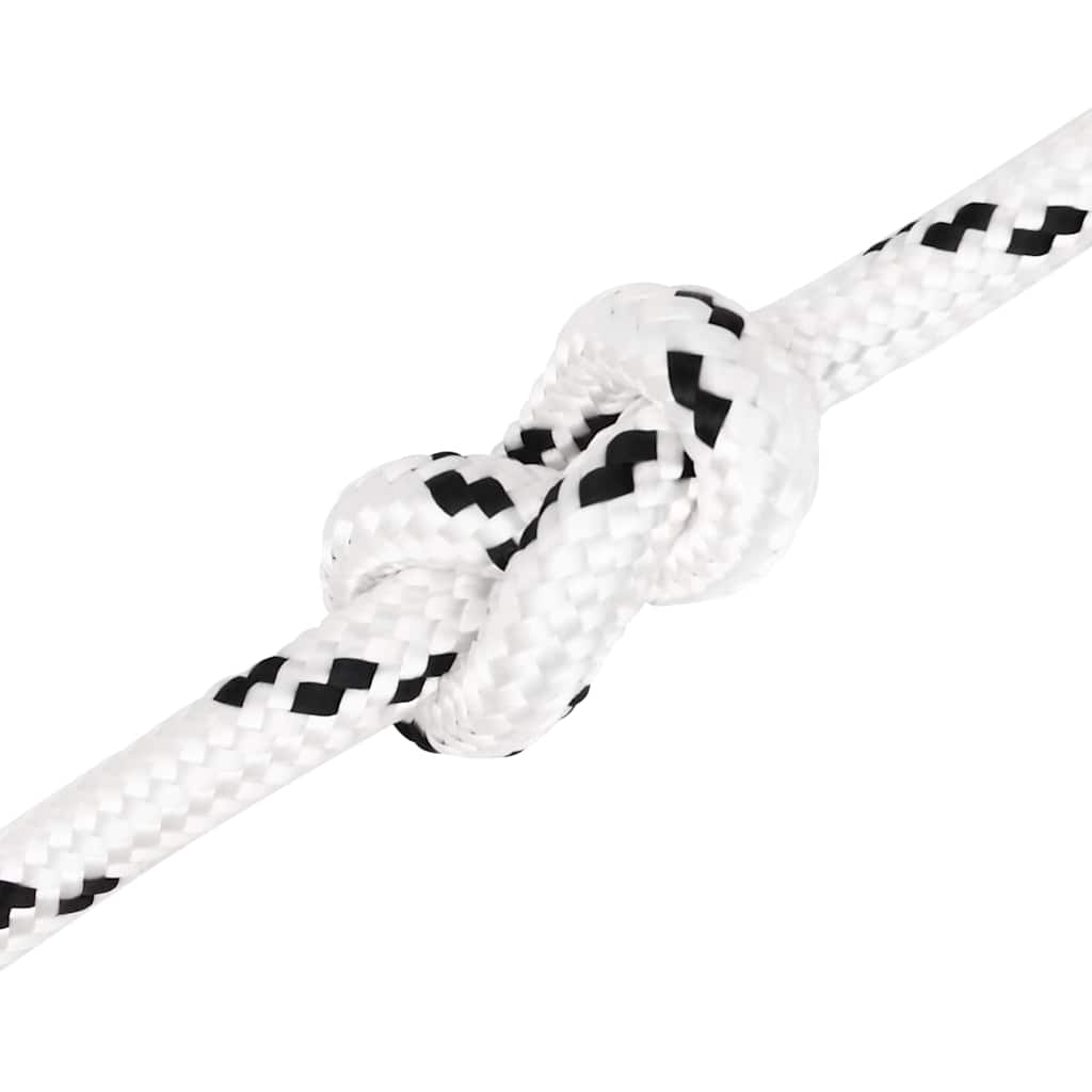Work Rope Polyester White Length 100 m 14 mm
