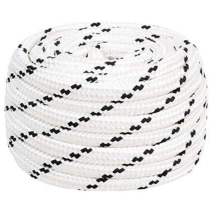 Work Rope Polyester White Length 100 m 20 mm