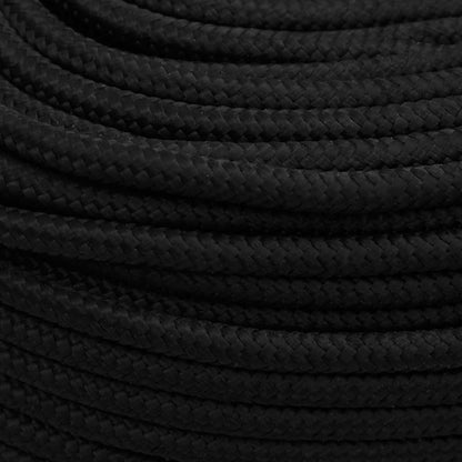 Work Rope Polyester Black Length 250 m 10 mm