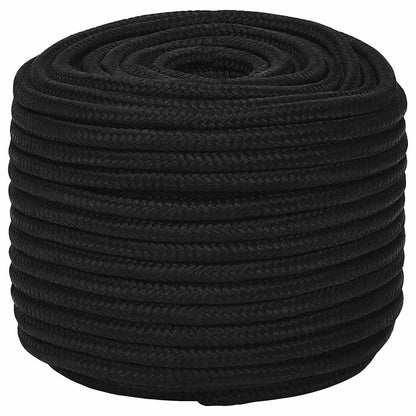 Work Rope Polyester Black Length 100 m 14 mm