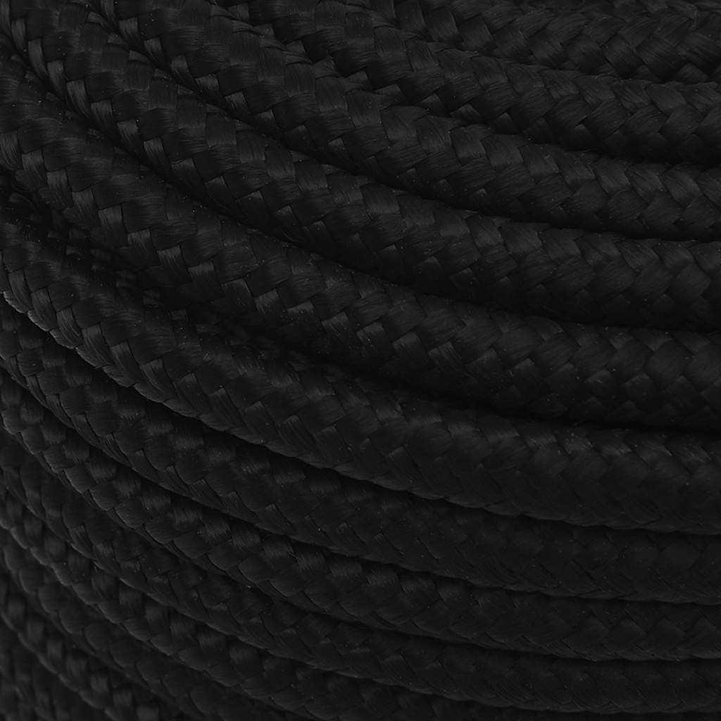 Work Rope Polyester Black Length 100 m 14 mm