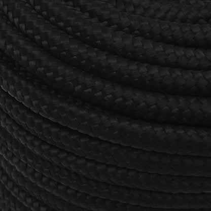 Work Rope Polyester Black Length 100 m 14 mm