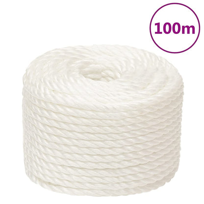 Work Rope Polypropylene White Length 100 m 20 mm