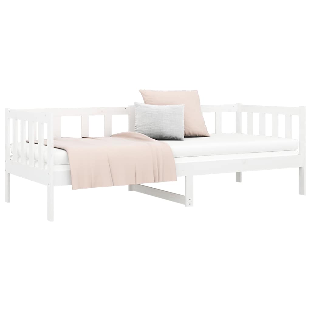 Day Bed without Mattress Solid Wood Pine White 80 cm 200 cm