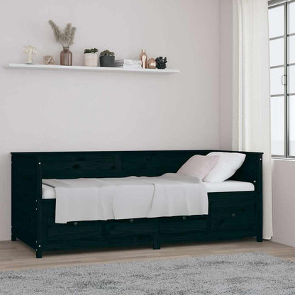 vidaXL Day Bed without Mattress Solid Wood Pine