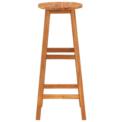 vidaXL Bar Stools 8 pcs Solid Wood Acacia 4