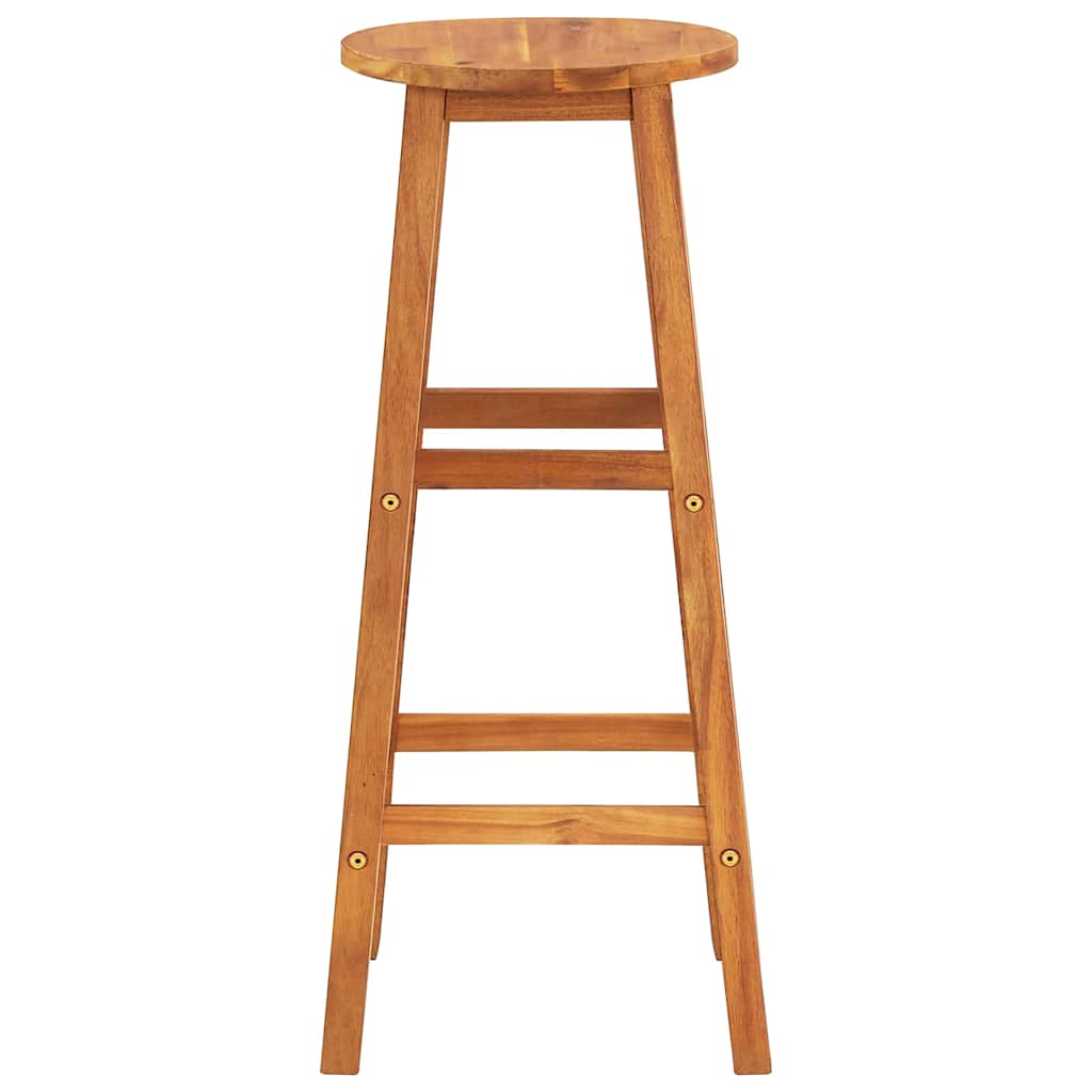 vidaXL Bar Stools 8 pcs Solid Wood Acacia 6