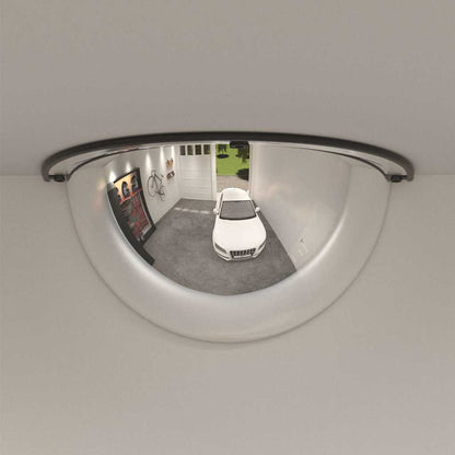 Domed Traffic Mirrors 2 pcs Acrylic Ø 40 cm Half