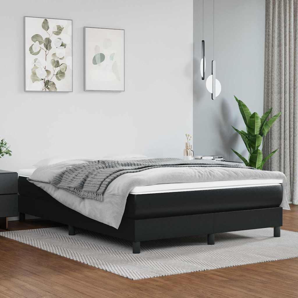 vidaXL Pocket Spring Bed Mattress Medium Black 137x190x20 cm Full 1