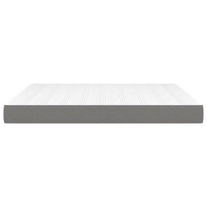 vidaXL Pocket Spring Bed Mattress Medium Dark Grey 183x213x20 cm 4