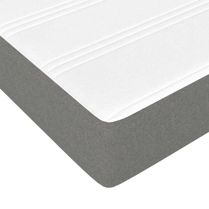 vidaXL Pocket Spring Bed Mattress Medium Dark Grey 183x213x20 cm 5