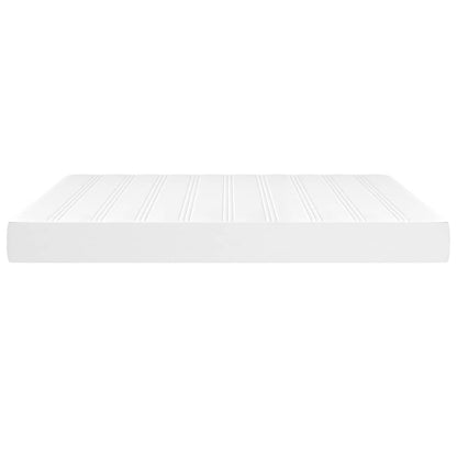 vidaXL Pocket Spring Bed Mattress White 183x213x20 cm Faux Leather 4