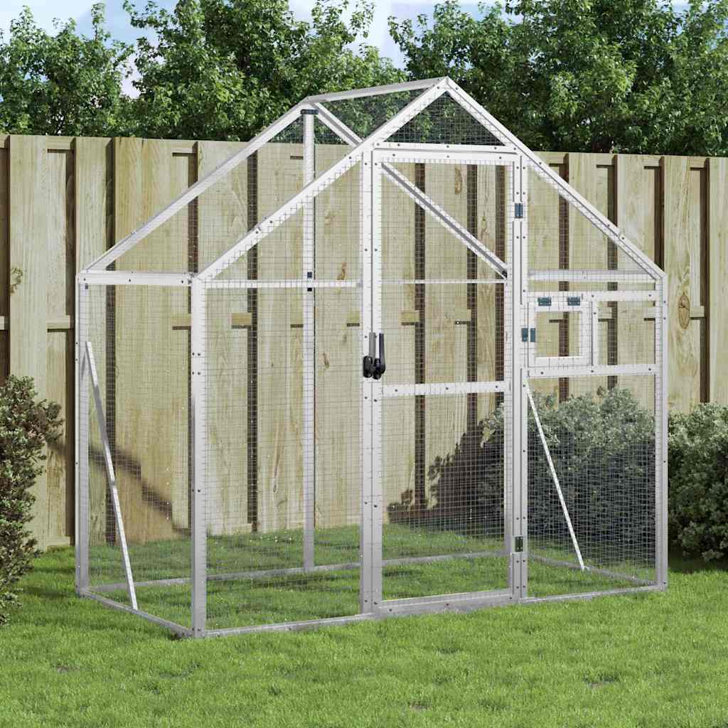 vidaXL Aviary 1.79x2x1.85 m Aluminium