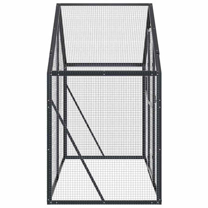 vidaXL Aviary Anthracite 179x100x185 cm Aluminium 4