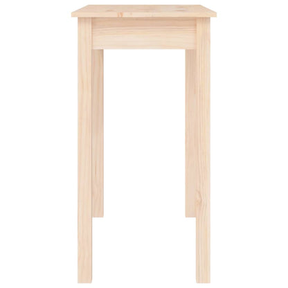 Console Table 80x40x75 cm Solid Wood Pine Natural 80 cm