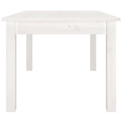 Coffee Table Solid Wood Pine Height 40 cm White 80 cm 50 cm