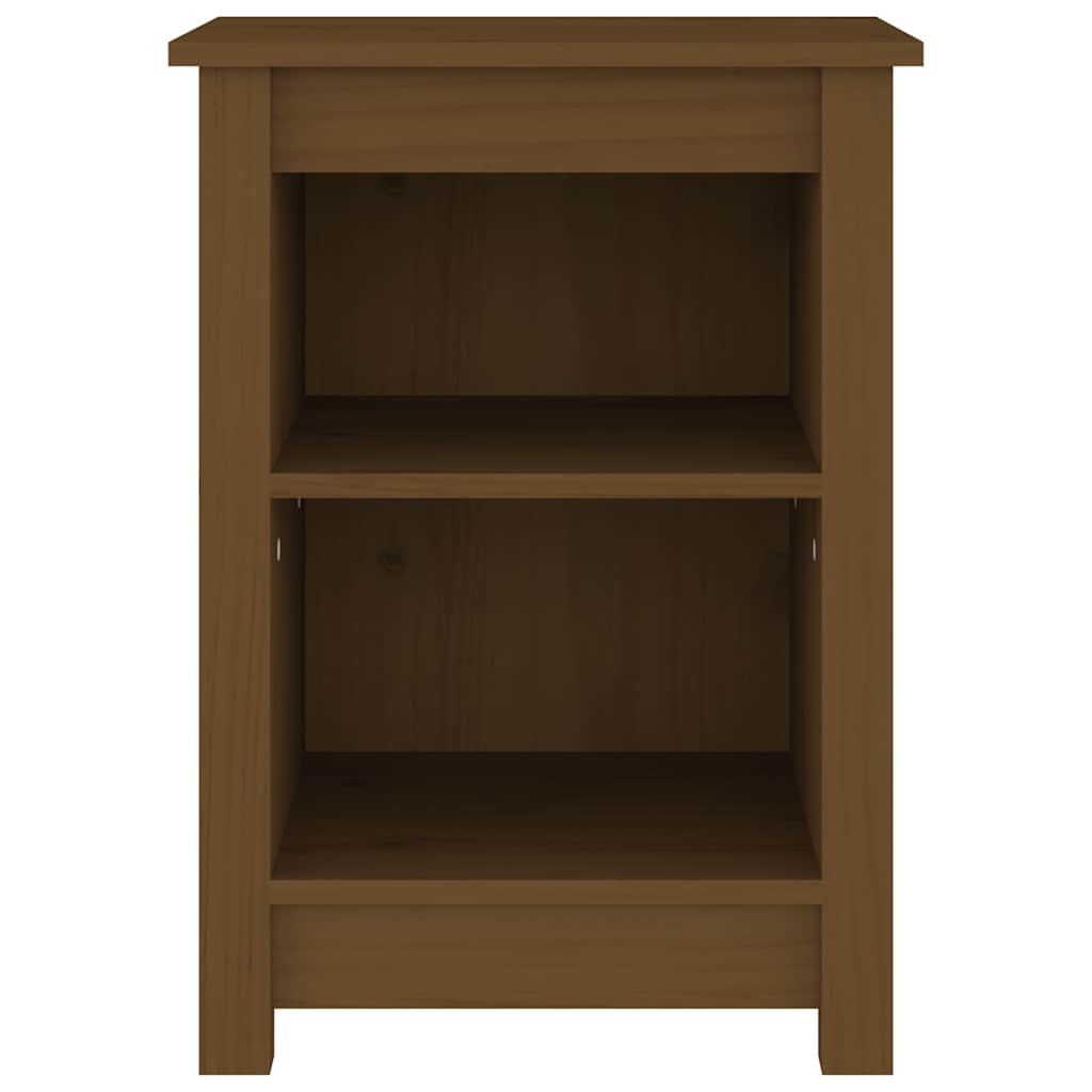Bedside Cabinets 40x35x55 cm Solid Wood Pine Honey brown 2
