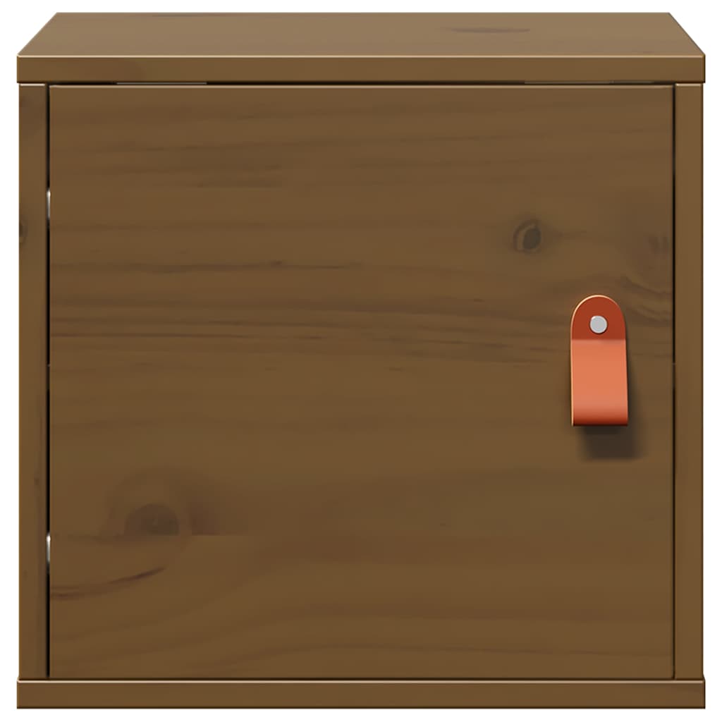 Wall Cabinet 31,5x30x30 cm Solid Wood Pine Honey brown