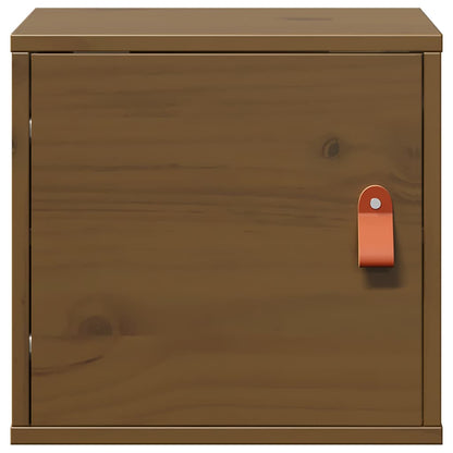 Wall Cabinet 31,5x30x30 cm Solid Wood Pine Honey brown