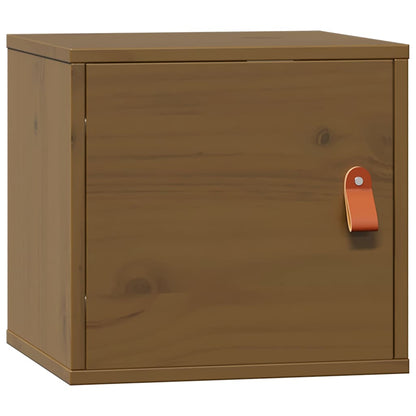 Wall Cabinet 31,5x30x30 cm Solid Wood Pine Honey brown